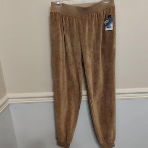 Abound women's bown faux velour pants nwt